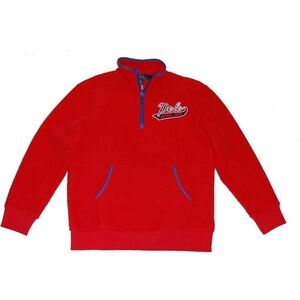 Polo Ralph Lauren Boys Sherpa Fleece Pullover Half Zip Jacket M (Medium 10-12),